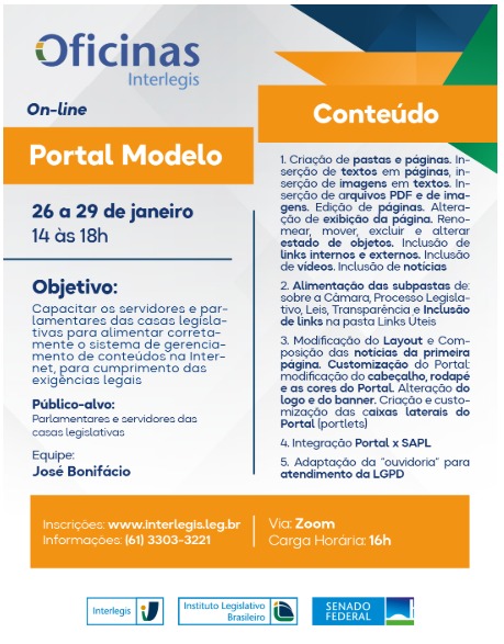 Câmara Municipal de Montadas investe em modernização e transparência com capacitação promovida pelo Interlegis