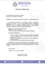 Comissões Permanentes da Câmara de Montadas são convocadas para reunião ordinária