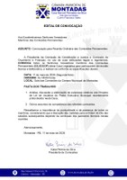 Comissões Permanentes da Câmara de Montadas são convocadas para reunião técnica nesta segunda-feira