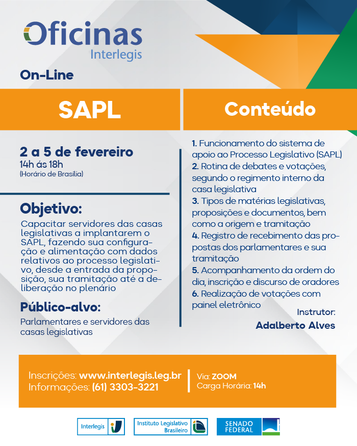 Equipe técnica da Câmara de Montadas participa de capacitação nacional sobre o sistema SAPL