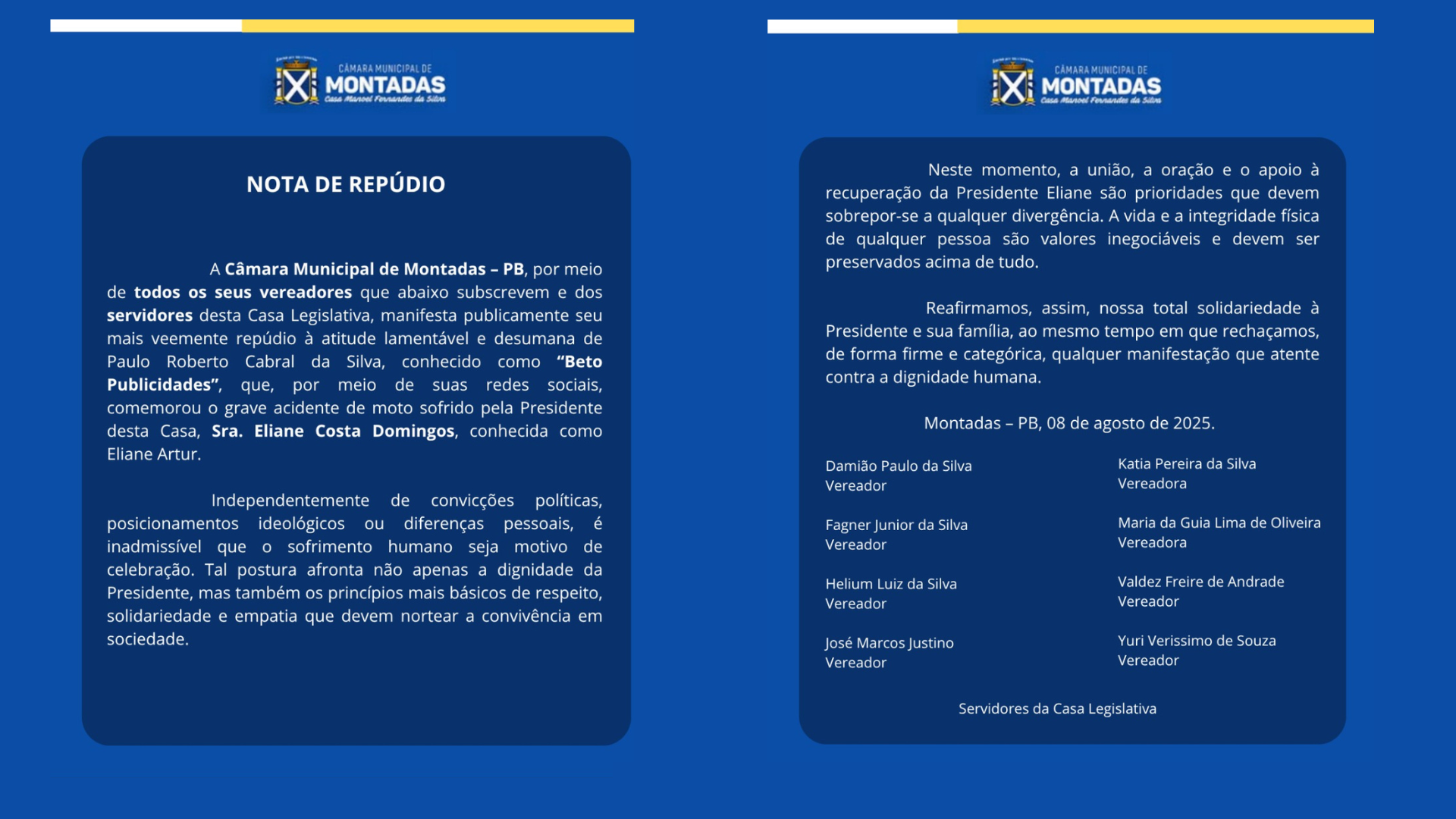 Nota de Repúdio